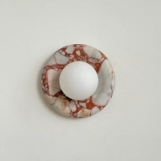 Modern Round Marble Wall Light Modern  Luxury Marble Base Table Lamp