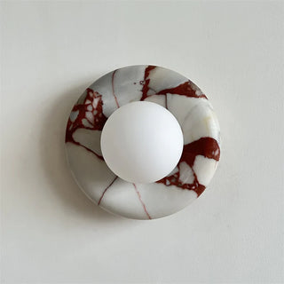Modern Round Marble Wall Light Modern  Luxury Marble Base Table Lamp