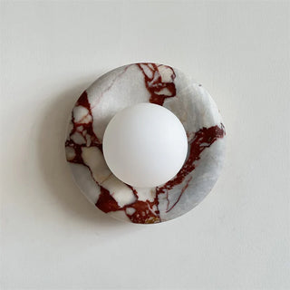 Modern Round Marble Wall Light Modern  Luxury Marble Base Table Lamp