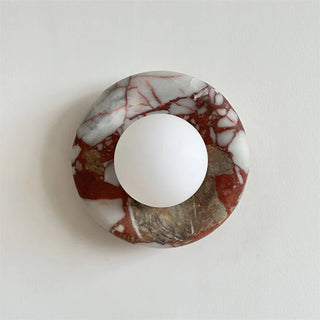 Modern Round Marble Wall Light Modern  Luxury Marble Base Table Lamp