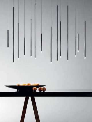 Dorset Staircase Tube Chandelier Modern  Bohemian Rattan Woven Pendant