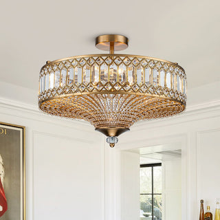 Sienna Crystal Round Chandeliers Chic Modern  Contemporary Crystal Statement Fixture