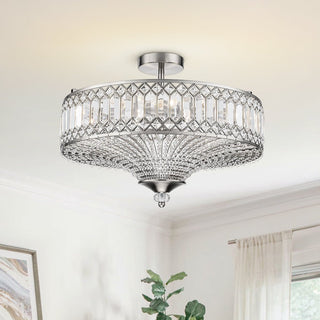 Sienna Crystal Round Chandeliers Chic Modern  Contemporary Crystal Statement Fixture