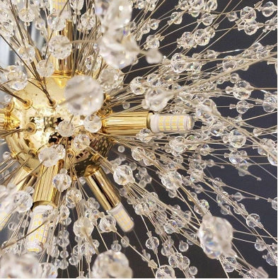 Luxury LED dandelion hanging light