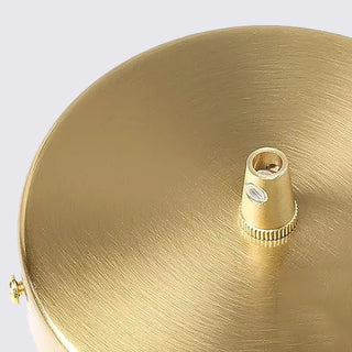 Vintage Gleam Glass Pendants Opulent Modern  Minimalist Round Flush Mount