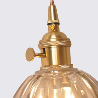 Vintage Gleam Glass Pendants Opulent Modern  Minimalist Round Flush Mount