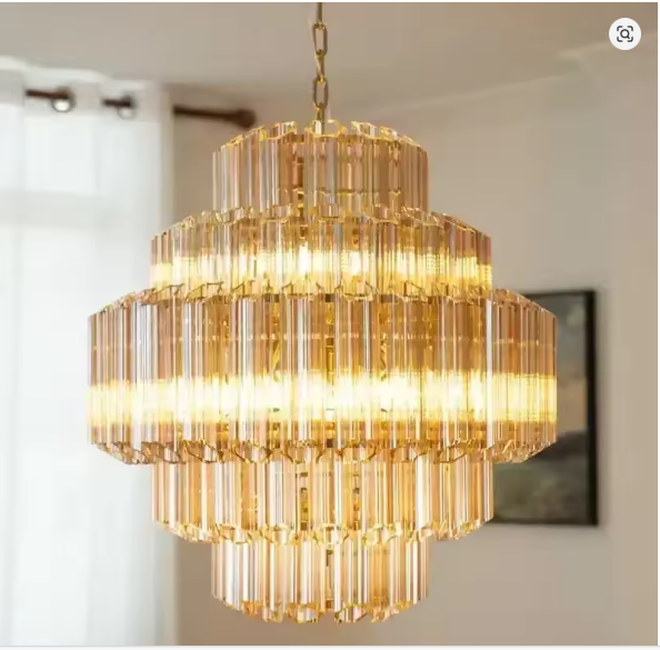 Modern Nordic glass chandelier ceiling light