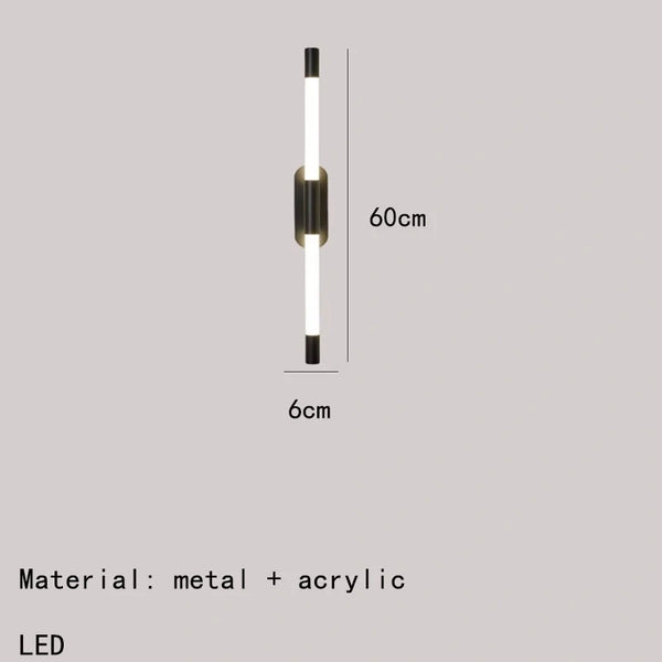 Modern wall mounted LED light