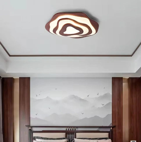 Modern wooden hanging pendant lamp