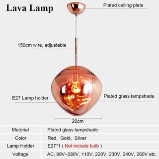 Zynella Luna Resin Pendants Modern  Elegant Teardrop LED Pendant