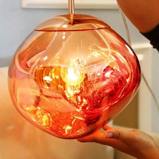 Zynella Luna Resin Pendants Modern  Elegant Teardrop LED Pendant