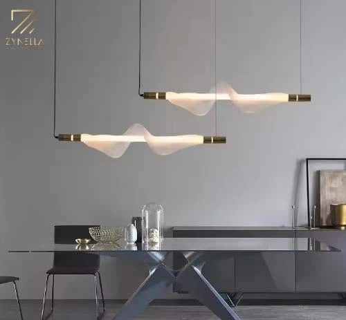 Zynella Nordic Long Tubes LED Linear Pendant Light