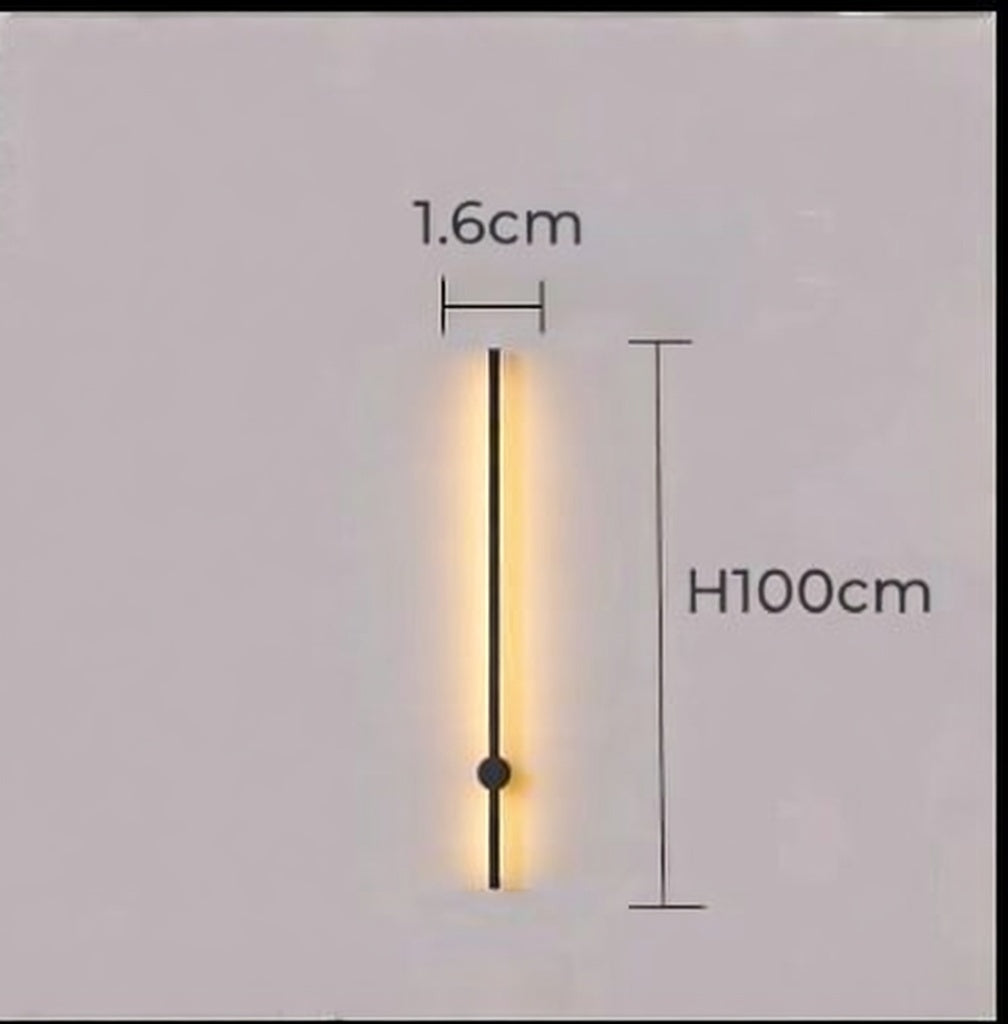 Yohan Pole Wall Lamp – Modern Vintage Brass Tube Light