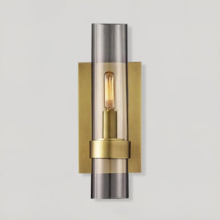 Obsidian Flame Sconce Decorative Modern  Scandinavian Wooden Accent Light