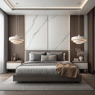 Origami Retro Pendant Lamp Refined Modern  Sleek Linear Suspension Light