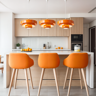 Origami Retro Pendant Lamp Refined Modern  Sleek Linear Suspension Light