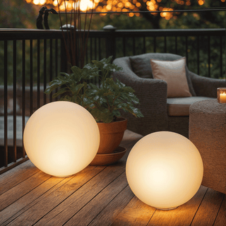 Zynella LED Garden Ball Lamps Premium Modern  Bohemian Rattan Woven Pendant