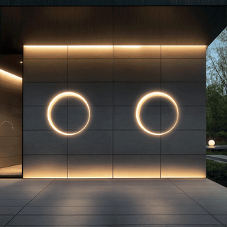 Zynella Eclipse Outdoor Wall Lamp Modern  Sleek Linear Suspension Light