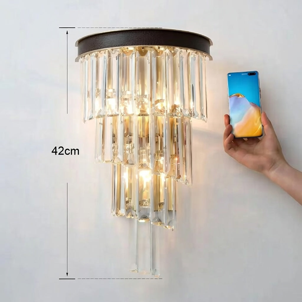 Ashbourne Crystal Wall Lamp