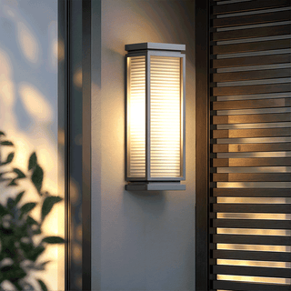 Mira Stainless Steel Outdoor Light Modern Geometric Design Lamp