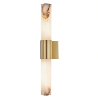 Paris Alabaster Wall Sconce Opulent Modern  Luxury Gold Frame Light Fitting