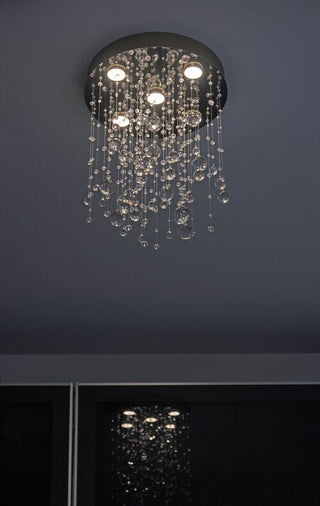 Rainfall Crystal Chandelier Classic Modern  Ornate Antique Finish Fixture
