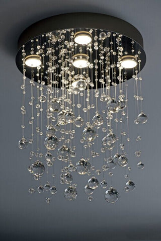Rainfall Crystal Chandelier Classic Modern  Ornate Antique Finish Fixture