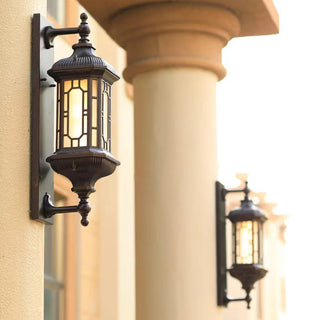 Retro Waterproof Porch Lamps Chic Modern  Minimalist Round Flush Mount