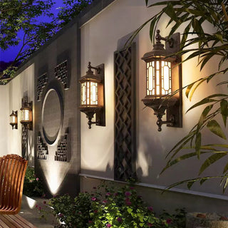 Retro Waterproof Porch Lamps Chic Modern  Minimalist Round Flush Mount