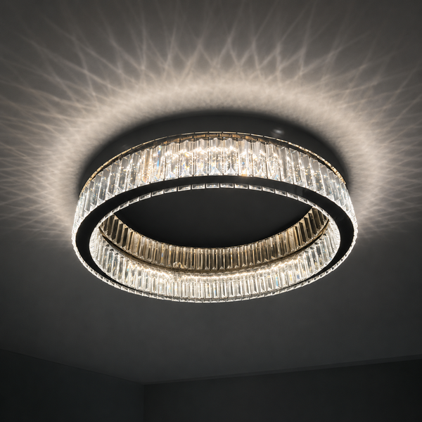 Penelope Modern Gold Ring Chandelier | Zynella Interior