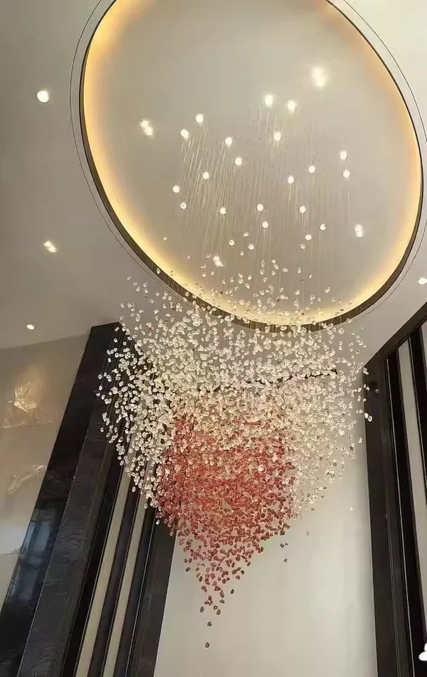 Modern Stone Contemporary Crystal Chandelier | Zynella Interior