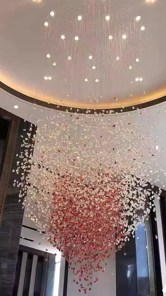 Modern Stone Contemporary Crystal Chandelier | Zynella Interior