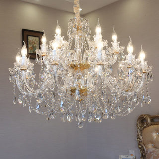 Waldo Candlestick Chandelier Modern  Chic Glass Globe Pendant