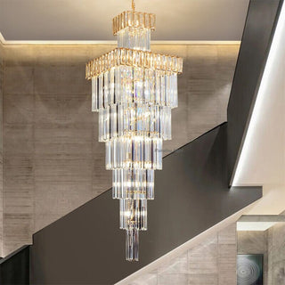 Elsa Chandelier Modern  Scandinavian Wooden Accent Light