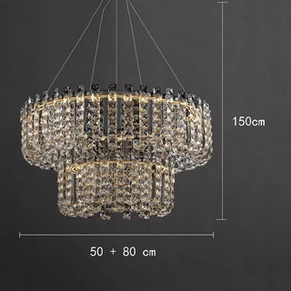 Melanie Chandelier Modern  Scandinavian Wooden Accent Light