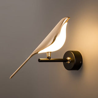 Golden hummingbird Modern  Vintage Brass Accent Lighting