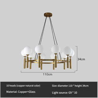 Diana Orb Ball Chandelier Modern  Ultra Slim LED Panel Lighting