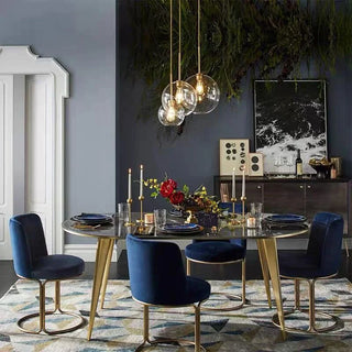 Zynella Gradient Glass Ball Modern  Vintage Brass Accent Lighting