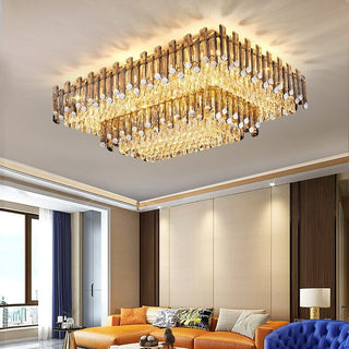 Roberta Crystal Ceiling Lights Classic Modern Geometric Design Lamp