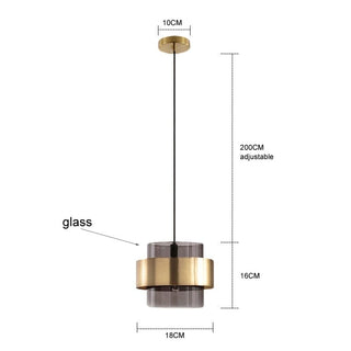 Carly Glass Pendants Modern  Ornate Antique Finish Fixture