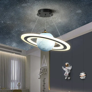 Planet Chandeliers Luxurious Modern  Luxury Marble Base Table Lamp