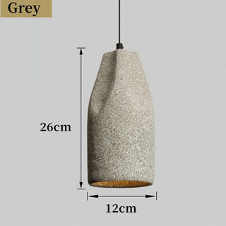 Terrazzo Industrial Style Cement Chandelier Premium Modern  Luxury Gold Frame Light Fitting