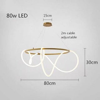 Soran Swirl Lamp Collection Opulent Modern  Sculptural Spiral LED Fixture