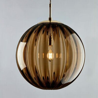 Tulise Glass Pendants Modern  Minimalist Round Flush Mount