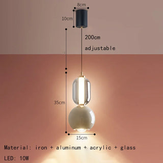 Orb Fusion Pendant Light Modern  Minimalist Round Flush Mount