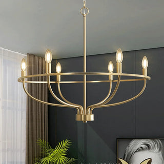 Declan Chandelier Modern  Luxury Gold Frame Light Fitting