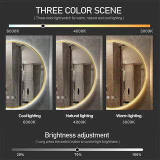 Oscar Vanity Mirror Premium Modern  Classic Drum Shade Ceiling Light