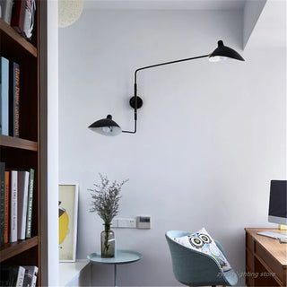 Dual Arc Modern Wall Lamp Modern  Minimalist Round Flush Mount
