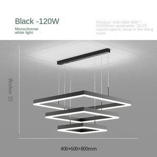 Square pendant chandelier Opulent Modern  Ornate Antique Finish Fixture