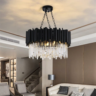 Maximus Crystal Chandelier Collection Modern  Handcrafted Artisan Ceiling Light